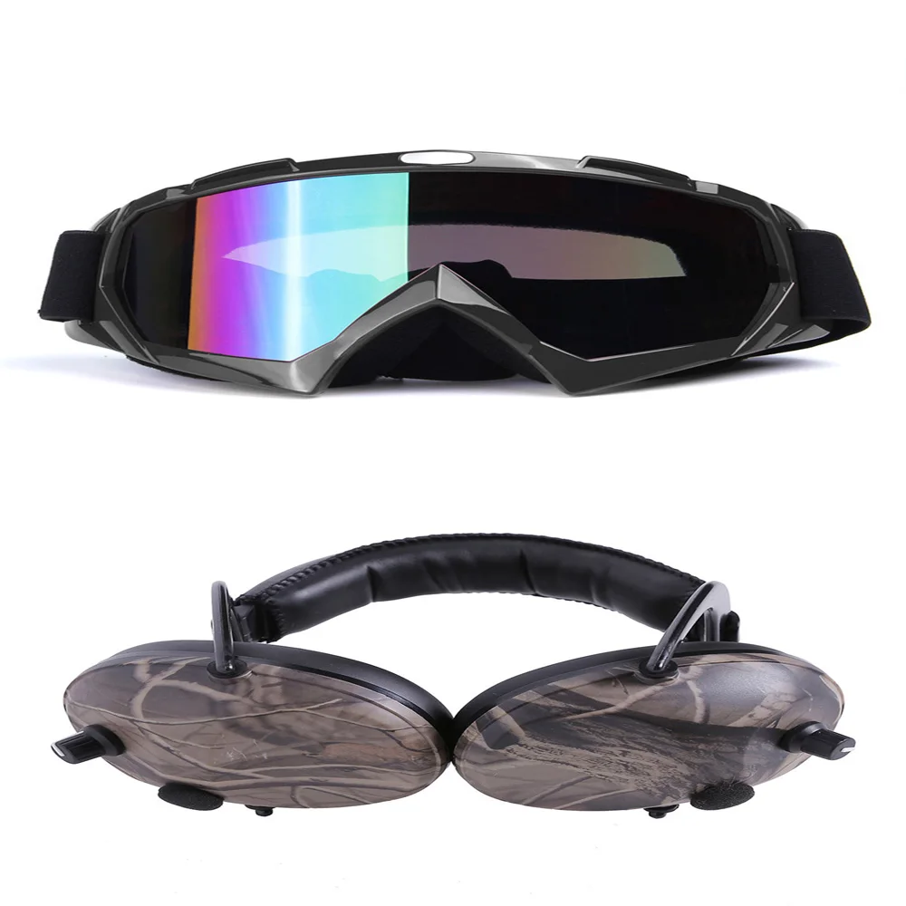 

Camo Electronic Hearing Protection Earmuffs Noise Reduction Outdoor Sports Shooting Hunting Tactical Goggles Ear Protector Hunt