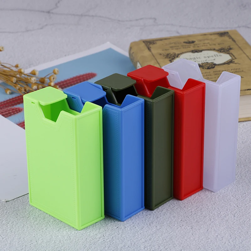

Transparent Portable Plastic Cigarette Case Wholesale Hold Soft Pack Can Put Cigarette Lighter Cigarette Box Hot Sale