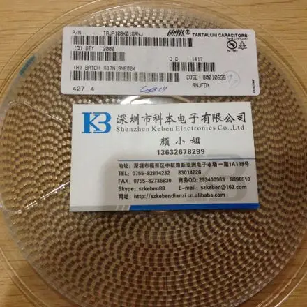 100PCS A 16V 10UF 106 3216 A SMD Tantalum Capacitor