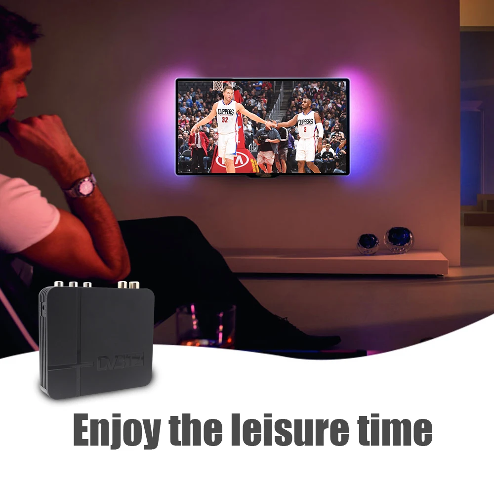 Vmade DVB-T2 HD Digital Terrestrial Receiver H.264 MPEG4 TV Tuner Support Youtube PVR 3D Interface + WIFI Stardard Set-Top Box