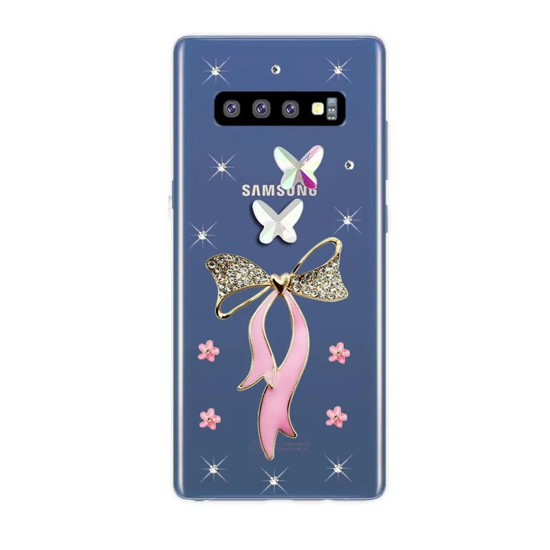 Чехол для телефона Samsung Galaxy S10e S8 S9 S10 Plus A6 A8 A7 2018 A70 A40 A9 J4 A2 Core J6 J8 A5 2017 прозрачный