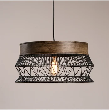 

Loft Industrial Style Pendant Lighting Wrought Iron Vintage Pendant Light Coffee Shop Bar Art Deco Lighting Edison Lamp