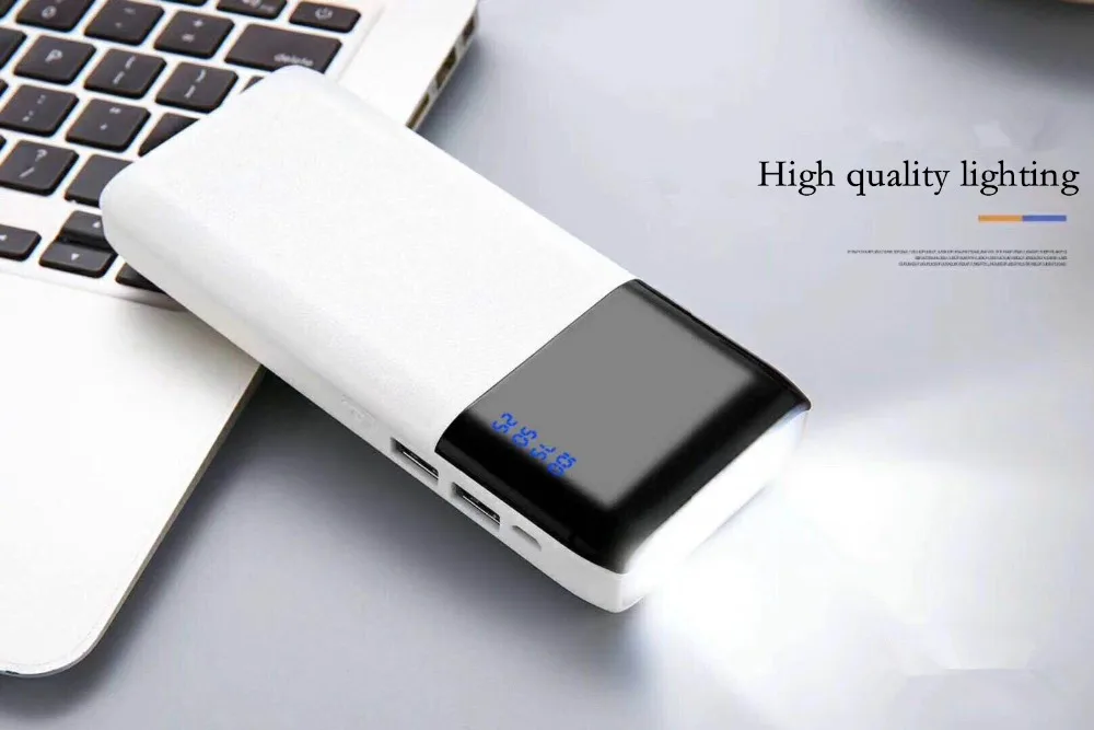Горячая 20000 mAh Универсальный ультра тонкий светодиодный Банк питания Портативный