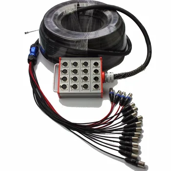 

High quality KUILONG Pro Audio 16 channel Stage Snake Cable with box 100FT