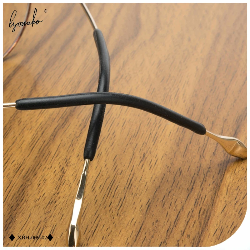 Glasses Anti Slip Sleeve Lymouko Metal Glasses Thin Leg Anti Slip Slim Hole Eyeglass Round Holder Sleeve Soft Silicone Prevent Allergies Ear Hooks