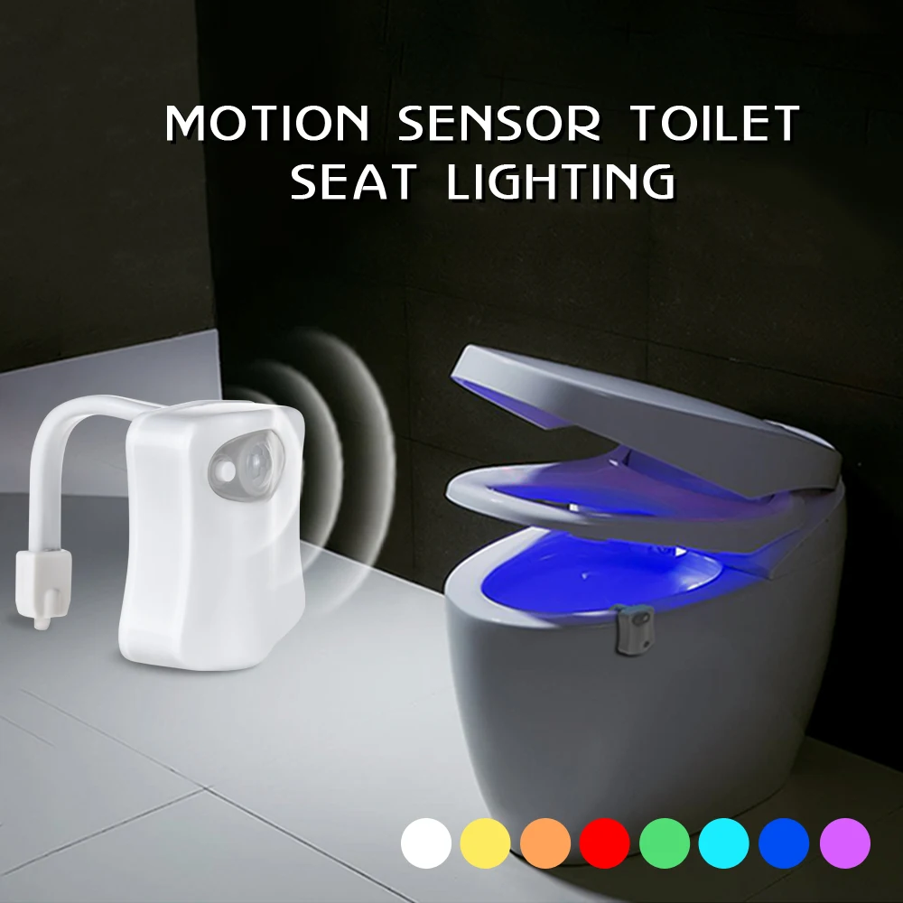 Buy Toilet Light Led Night Light PIR Motion Sensor