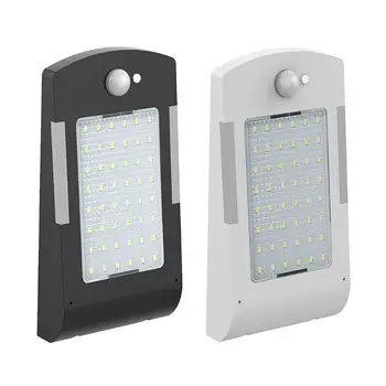 

Solar 48 leds PIR Motion Sensor night light Waterproof PIR Body Sensing IP65 Yard Outdoor Wall Lamp with Pole Garden