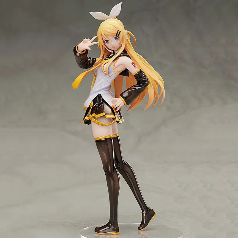 

Hatsune Miku Kagamine Rin Action figure toy anime 22cm PVC toy model doll collection painted toy figures gift F7435