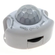 DC5-24V auto fora da tira infravermelha do corpo pir conduziu a luz casa inteligente sensor de movimento detector temporizador interruptor movimento quarto(China)