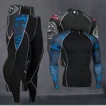 Мужской компрессионный набор термальные кальсоны мужские быстросохнущие теплые кальсоны мужские теплые фитнес термобелье Набор