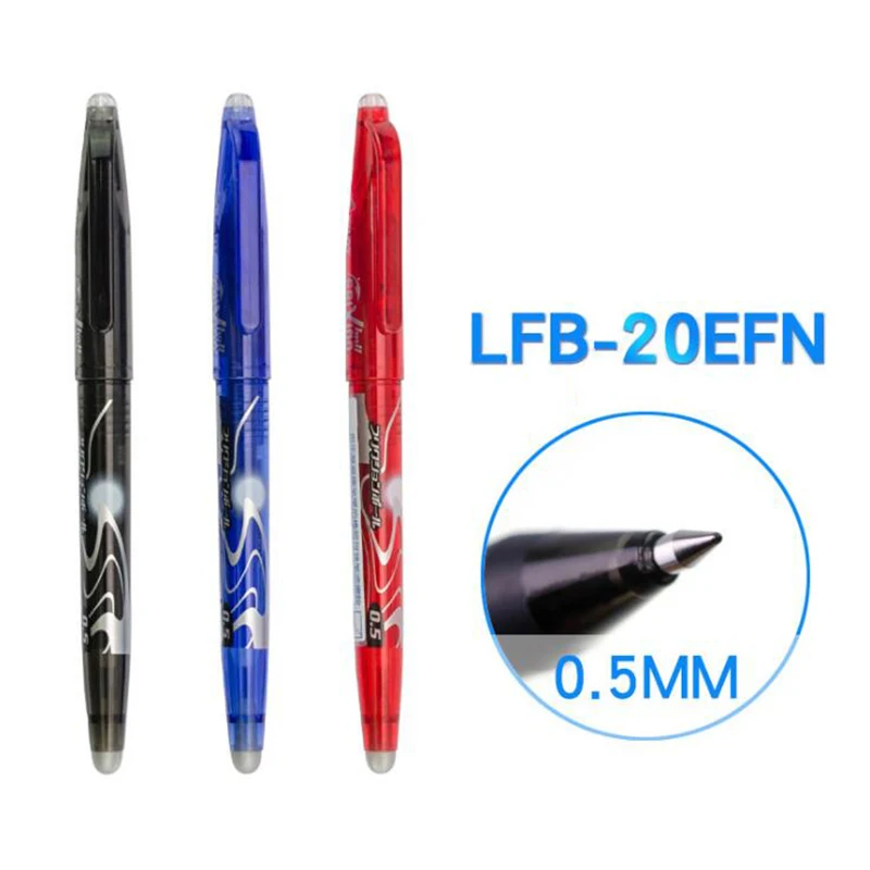 

1pc Baile Erasable Pen Friction Brush Pen 0.5mm Erasable Gel Pen Children Student Stationery Gift School Office Supplies