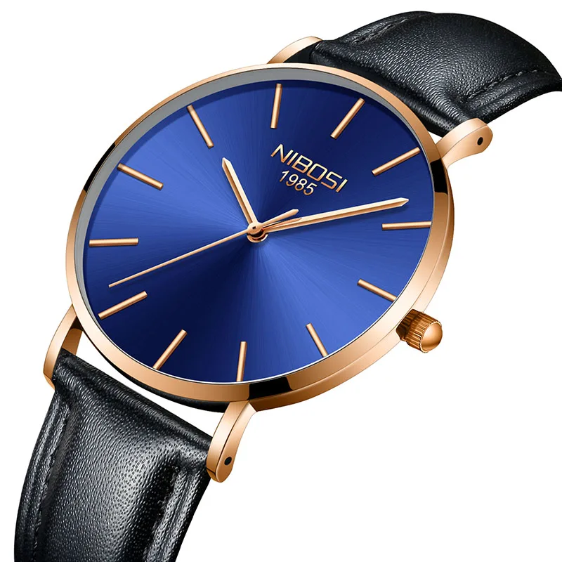 

NIBOSI Top Brand Luxury Women Watch Fashion Leather Quartz Watches Ladies Gold Simple Style Casual Wristwatch Elegant Reloje