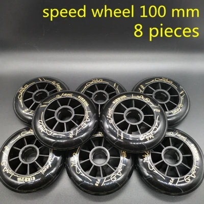 Скоростные коньки колеса 85 A подшипник ABEC-9 - Цвет: 100