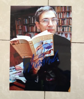 

signed Ferit Orhan Pamuk autographed photo Nobel prize in literature 7 inches 102018B