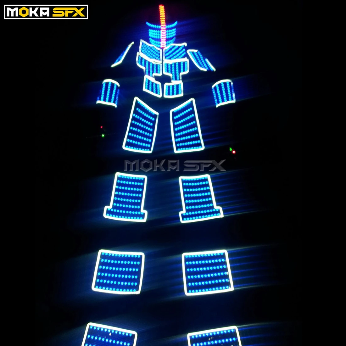 

LED robot costume Illuminated clothes led lighting robot suits led clothing dance costume for disco music party stage robot show