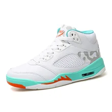 Лидер продаж; Баскетбольная обувь; удобные высокие спортивные ботинки; ботильоны; мужские кроссовки для занятий на открытом воздухе; спортивная обувь; большие размеры