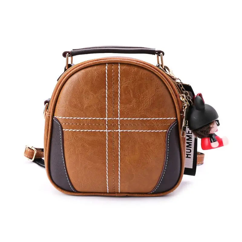 

Crossbody Shoulder Bag Tote MessengerLeather Satchel Schoolbags Women Ladies