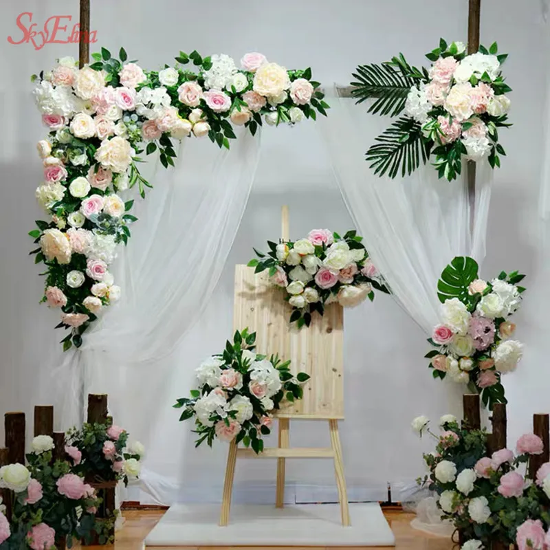 

5m / lot 48 cm Romantic Snow Yarn Wedding Bows Sheer Crystal Organza Tulle Fabric For Wedding Party for home Decoration 9Z