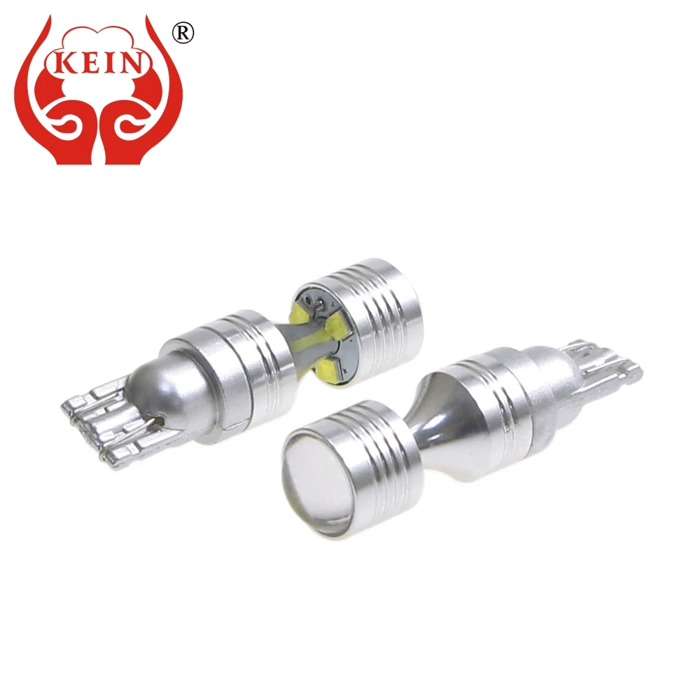 

KEIN 2PCS T10 W5W LED Bulb CANBUS car 168 194 Auto Back up Reverse Rear Backup light Tail External Lamp Vehicle white 30W 12V
