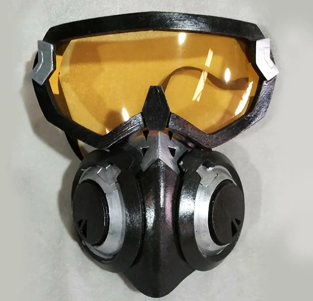 

Overwatch Lena Oxton Tracer Skin Graffiti Cosplay Mask Goggles