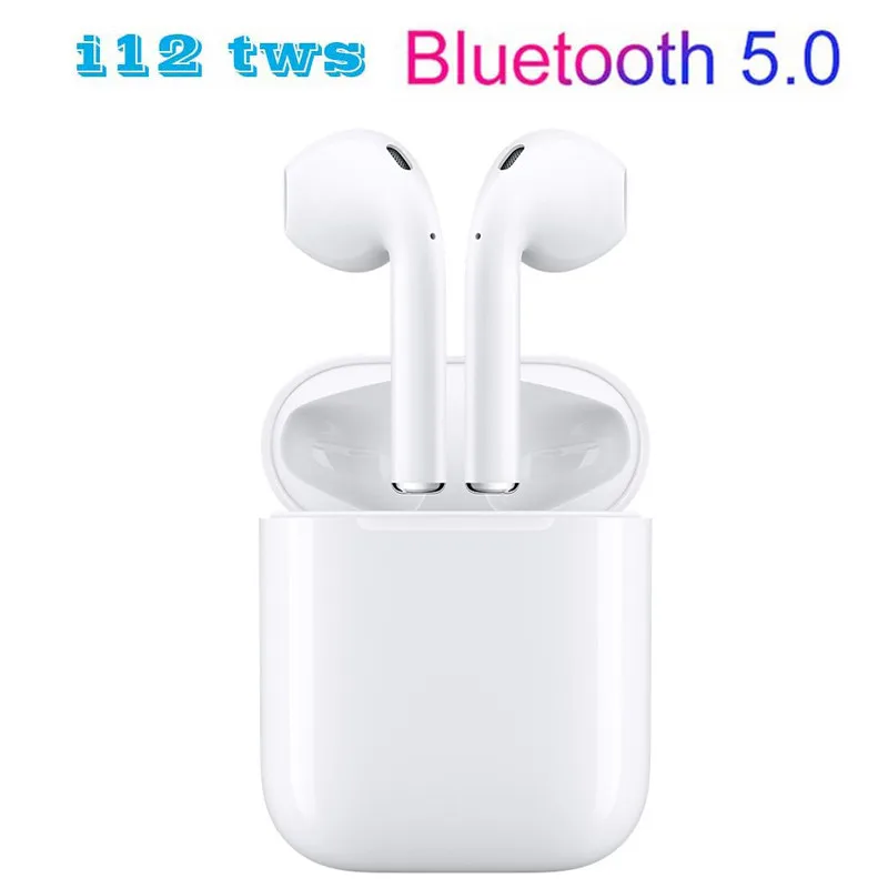 

i12 tws Bluetooth Earphone Wireless Earphones Bluetooth 5.0 Earbuds Touch control headset with Charging Case for all smartphone