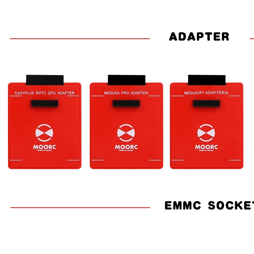 MOORC Emate X Универсальный emmc разъем поддержка FBGA 13 в 1 работа с easyjtag plus RIFF UFI Медуза коробка программист