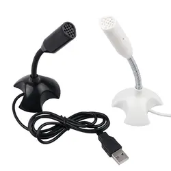 Новый Портативный Студийный речевой мини USB микрофон Стенд Микрофон с держателем для Microfono компьютерные микрофоны для ПК ноутбук Mac