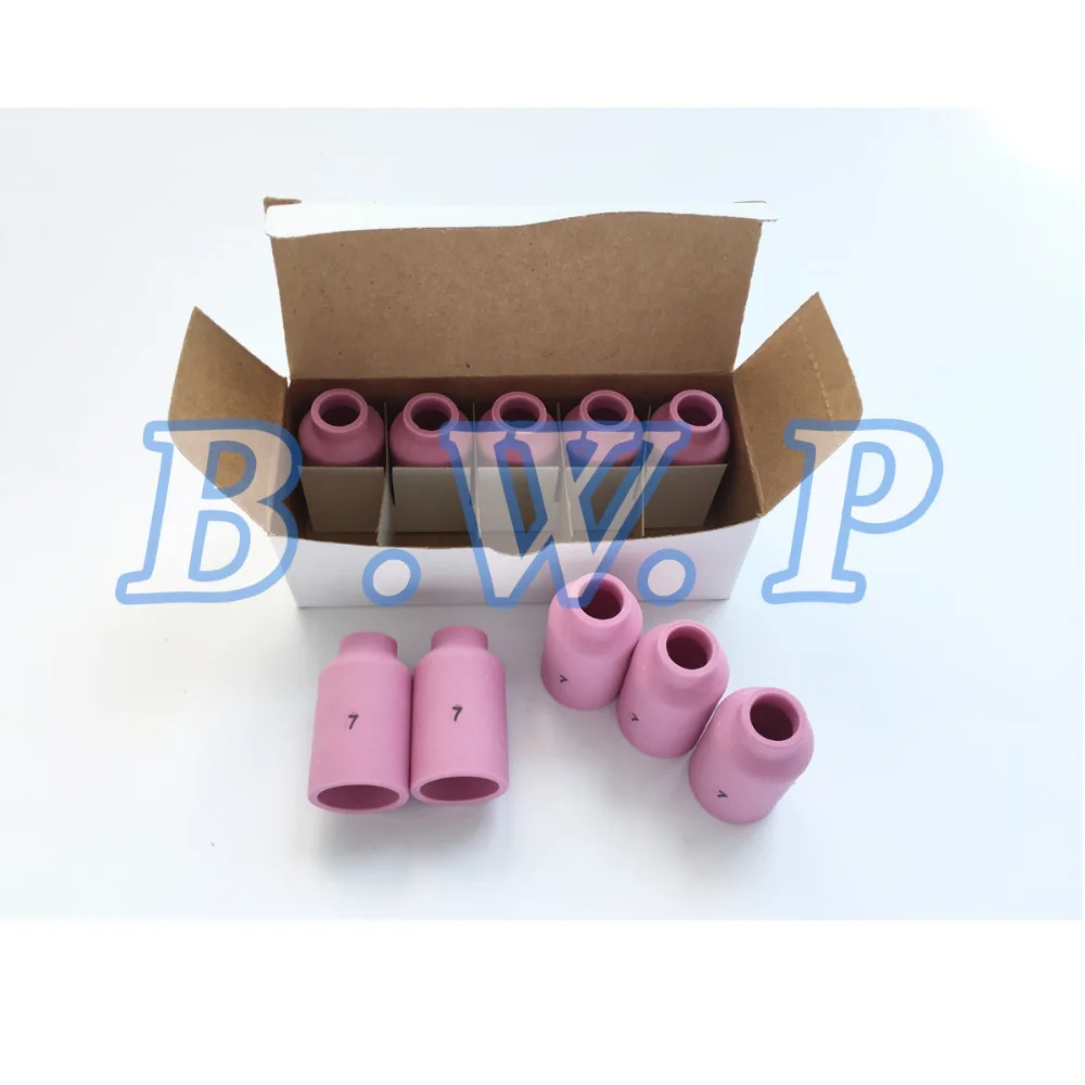 10PK 54N15 TIG сварочный фонарь керамические защитные чашки (#7) Алюминиевые насадки 17 18