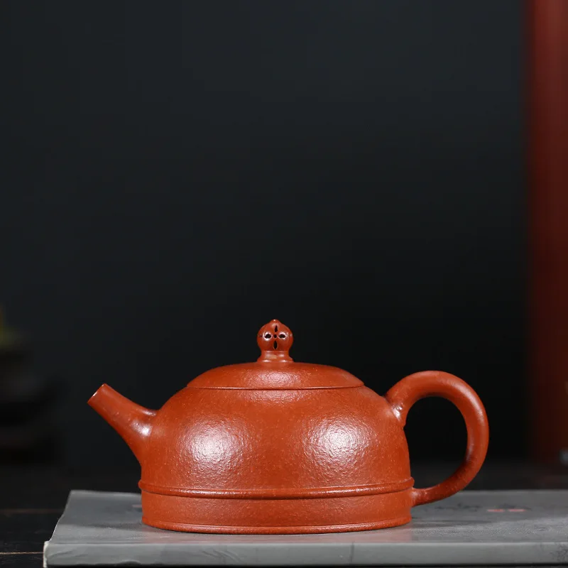 

Pottery Teapot Famous Kettle Raw Ore Zhu Mud Crewel Half A Month Kettle Quality Goods Yixing Full Manual Teapot Tea Set