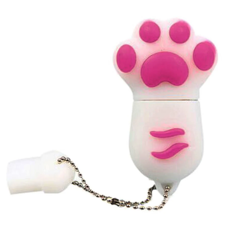 8 ГБ флеш-диск USB 2,0 памяти принимающие формы Новинка Paw shape, белый