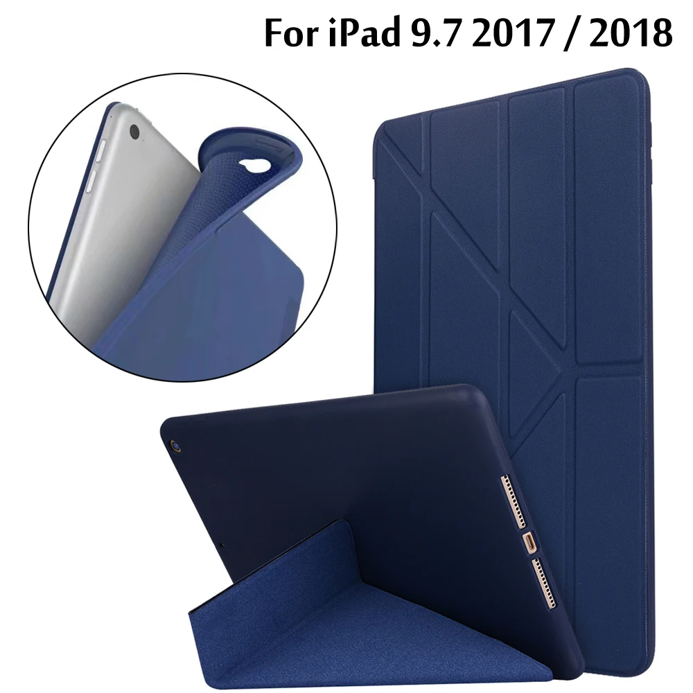 Smart Case For iPad Air / Air 2 Protective Slim Stand Cover For iPad 9.7 2017 2018 Auto
