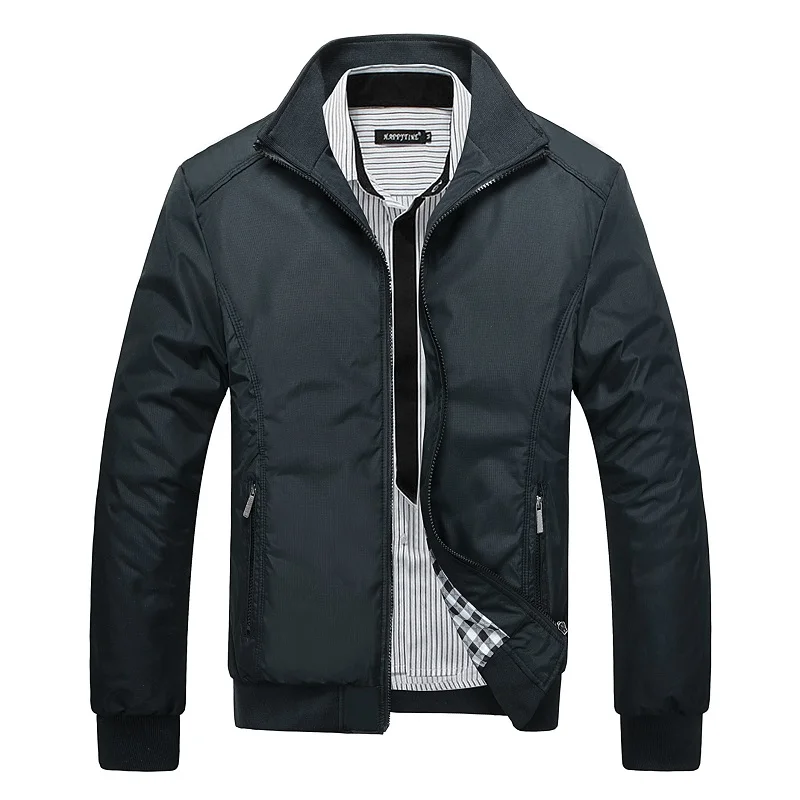 

2019 Jacket men casual Busiess Work jackets Spring Autumn Fashion Slim Fit Men Thin Jackets Brand Casual Coat Clothing