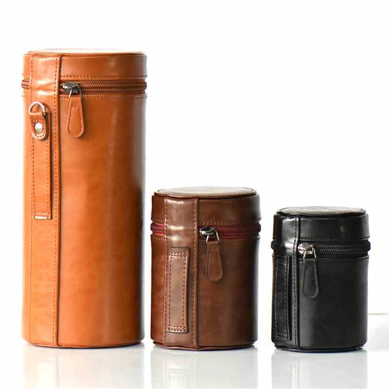 leather lens pouch