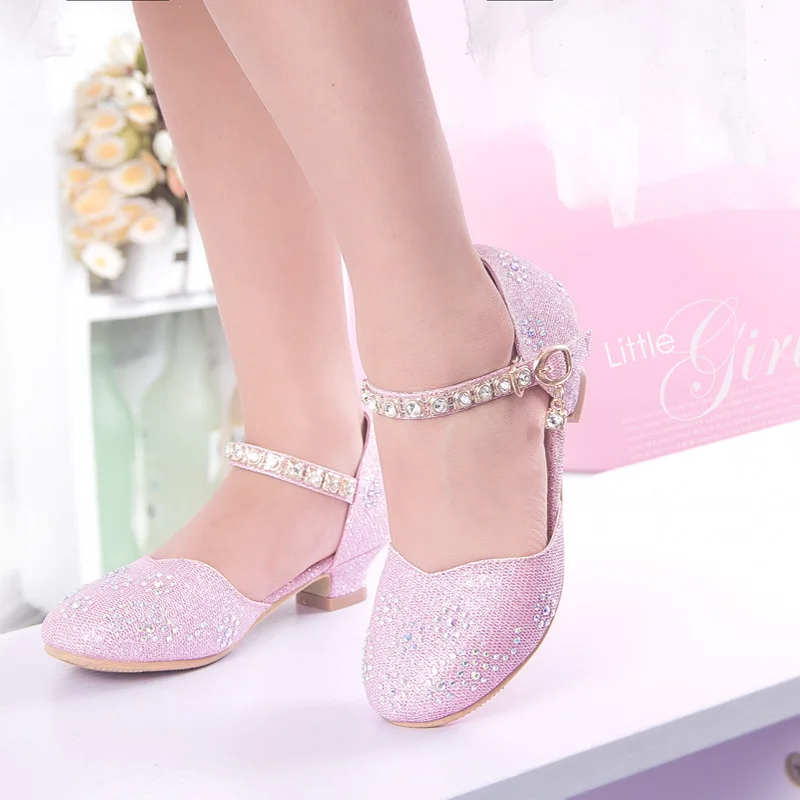 

Cha Cha New Children Shoes Spring Korean Big Children Princess Shoes Sports Diamond Girls Dancing Sneaker Ballroom Shoes Dancing