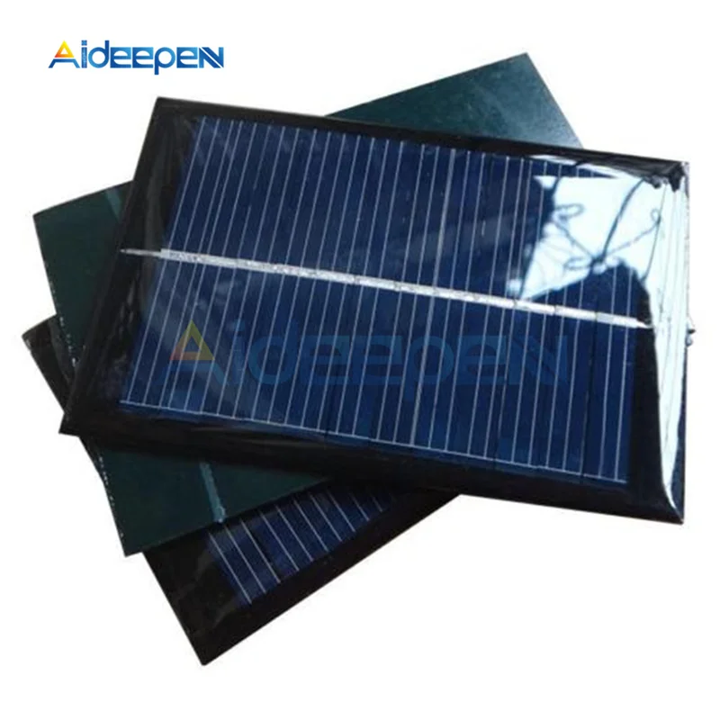 

Solar Panel 6V 0.6W Portable Mini DIY Module Panel System For Battery Cell Phone Chargers Portable Solar Cell 0-100ma