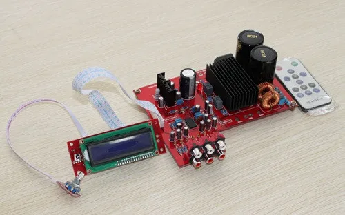 

TDA8950 amplifier board dual AC28V-0-28V 2.0 channel LC75342 + TDA8950 amplifier 2*120W with Remote control