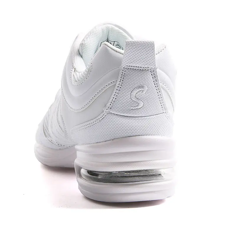 Soft Outsole Woman's Breath Jazz Hip Hop Shoes Sports Feature Dance Sneakers White Black Girls Modern Dance Shoes Practice Shoes Soft Outsole Woman's Breath Jazz Hip Hop Shoes Sports Feature Dance Sneakers White Black Girls Modern Dance Shoes Practice Shoes