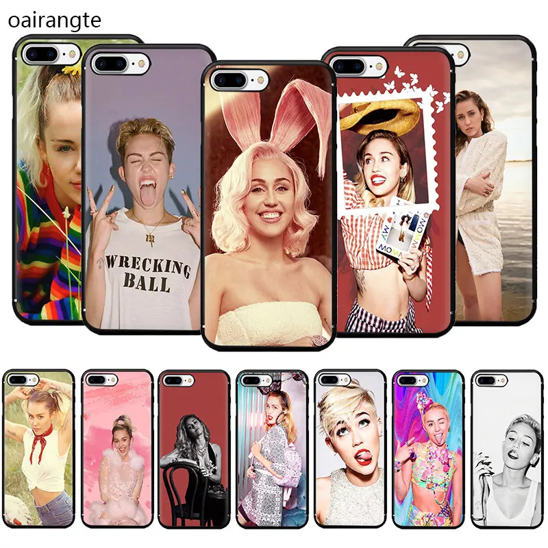 

Miley Cyrus Soft TPU Phone Case for iPhone 5 5s 6 6s 7 8 Plus X XR XS MAX