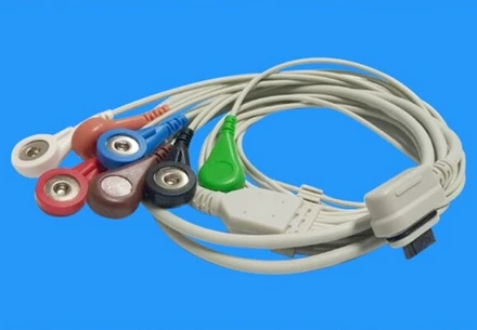 2 шт./лот совместимый Новый GE SEER Light 2008594-004 7 свинцовый хольтер ecg кабель оснастка AHA