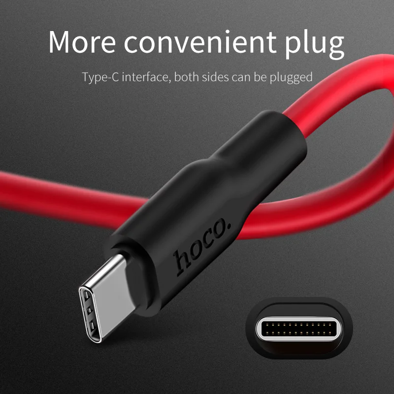 НОСО силиконовый Тип USB c 2A USB c быстрой зарядки данных Тип кабеля-C usb Зарядное устройство кабель для Galaxy s8 плюс Xiaomi 6 MI5