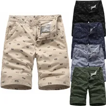Горячие оснастки шорты велосипед печати мужские летние на открытом воздухе повседневные свободные несколько карманов печати Комбинезоны пляжные шорты
