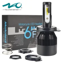 NAO H4 Motorcycle LED Headlight msx125 36W 4000LM HS1 LED light for gn ybr 125 Motorbike