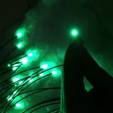 10 м 3 мм(внутренний диаметр) Черный PMMA пластиковый конец светящийся гибкий волоконно-оптический кабель f/свет двигатель драйвер домашний отель автомобиль Декор на потолок