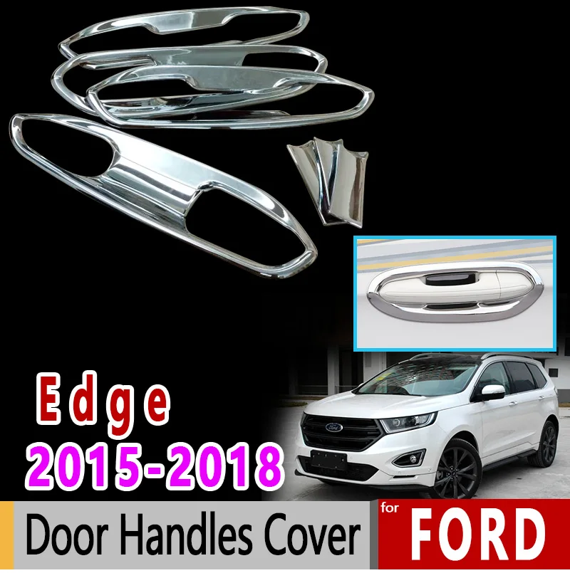 for Ford Edge Endura Chrome Door Handles Cover Luxury High Quality 2015