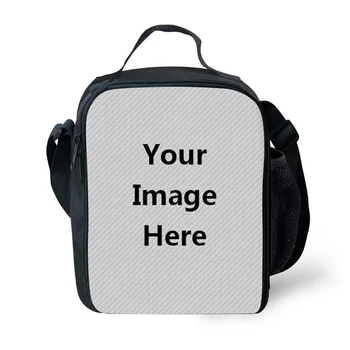 

Custom made lunch bag with insulation function and adjustable shoulder strap zipper closure type primary school student use