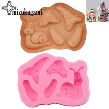 

1pcs UV Resin Jewelry Liquid Silicone Mold Insect Snails Silicone Charms Molds For DIY Intersperse Decorate Making Jewelry