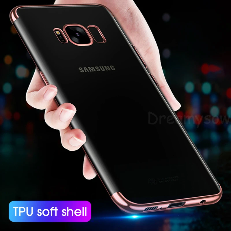 ТПУ для телефона с покрытием чехол samsung Galaxy S9 S8 плюс S10E S7 S6 M30 M20 J5 J7 J3 A30 A50