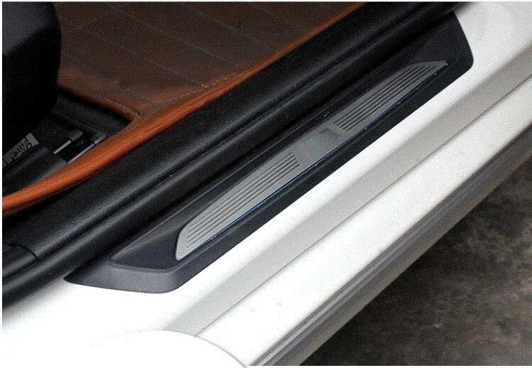 Stainless Steel M tech Sports Guards Sills Pedal Door Sill Scuff Plate