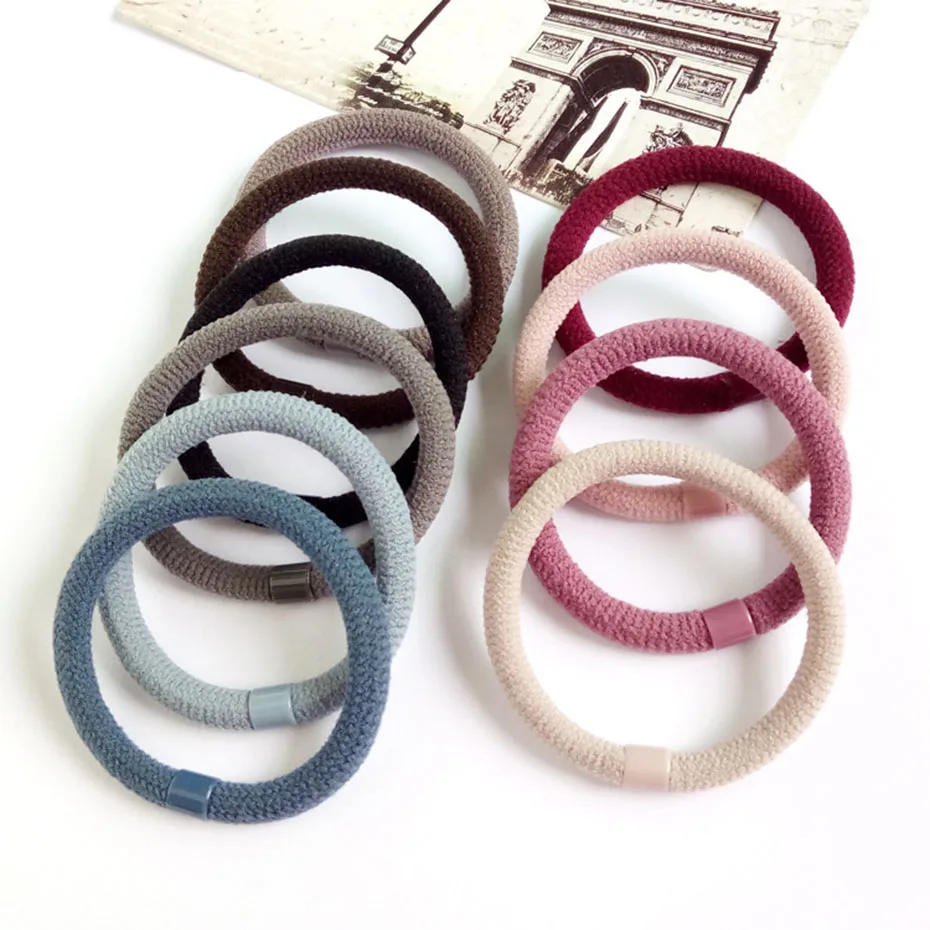 Buy Girls Rubber Rope Elastic Hair Bands Simple and