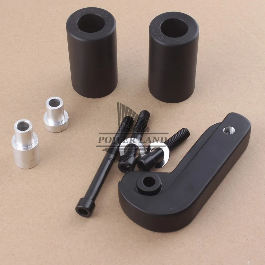 

Motorcycle Falling Protectors Parts No Cut Delrin Frame Slider Anti Crash Frame Caps Black for Suzuki GSX-R 600/750 2006-2008